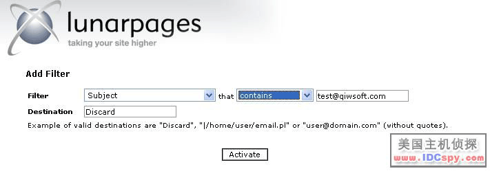 Lunarpages主机Cpanel